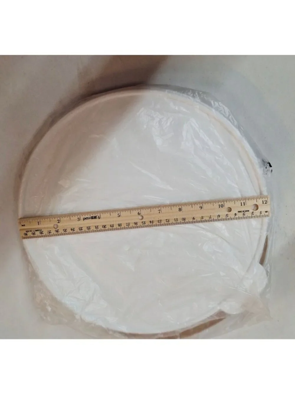 NWOT Tupperware Large Round White Lid 12